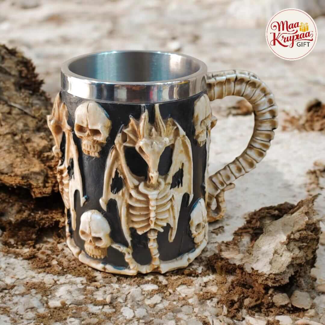 LAMBDA LABZ SOLID KNIGHT KING 3D CREATIVE TUMBLER PERSONALITY GHOST HEAD MUG 277