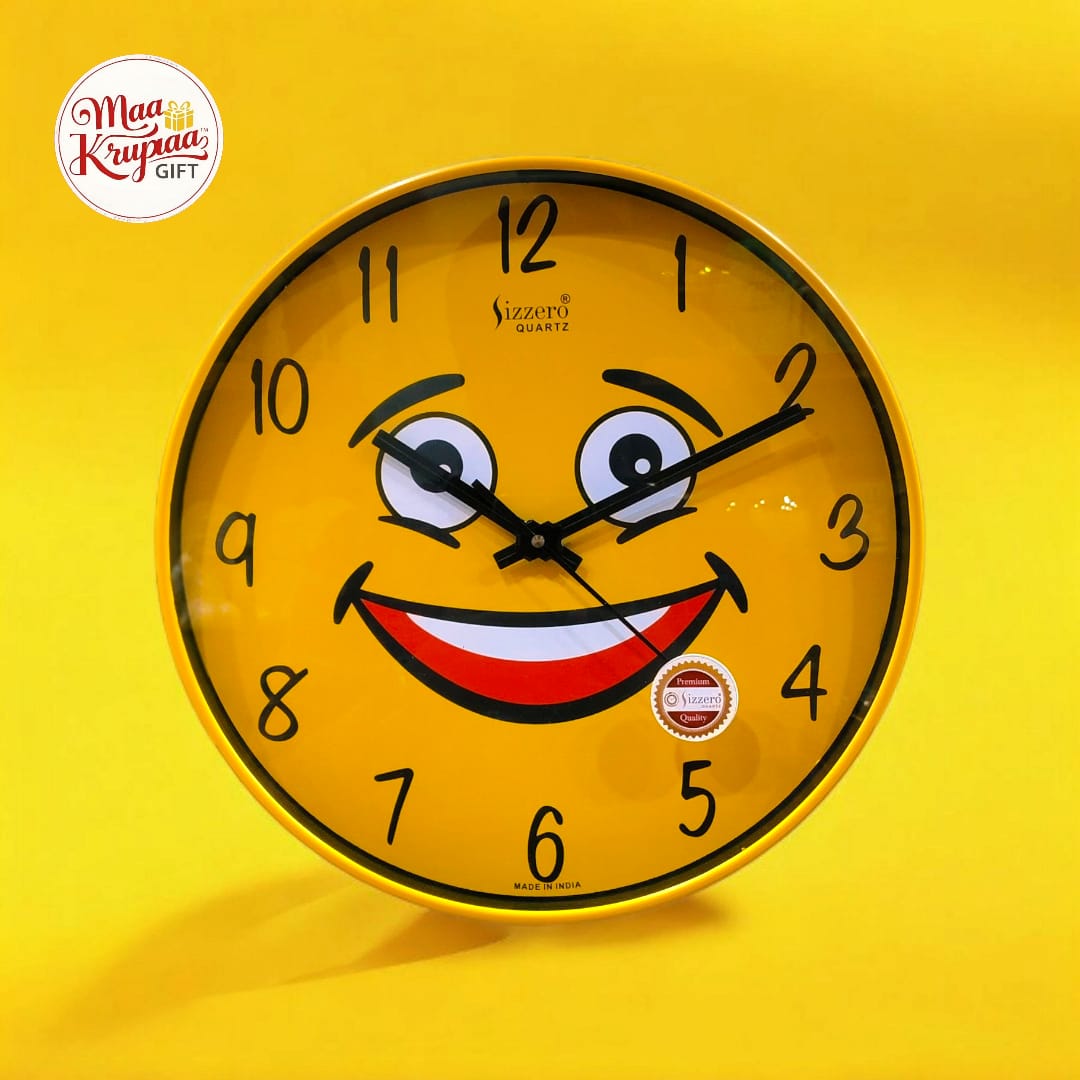 ROUND SHAPED UNIQUE CHARACTER IMAGE WALL CLOCK 801