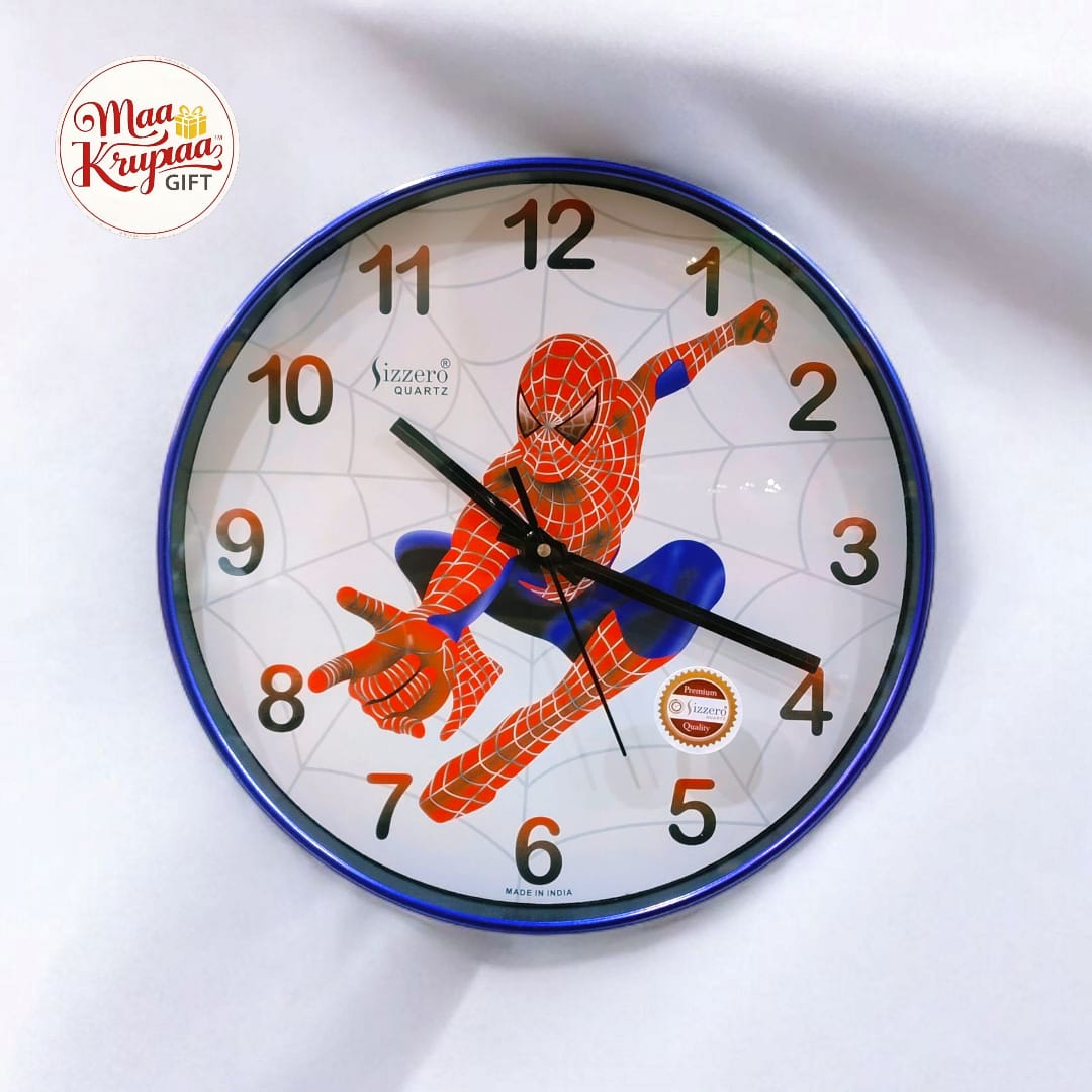 ROUND SHAPED UNIQUE CHARACTER IMAGE WALL CLOCK 801