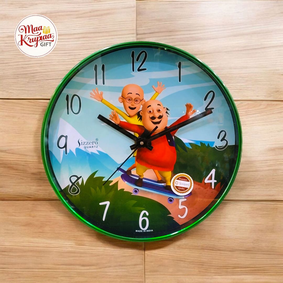 ROUND SHAPED UNIQUE CHARACTER IMAGE WALL CLOCK 801