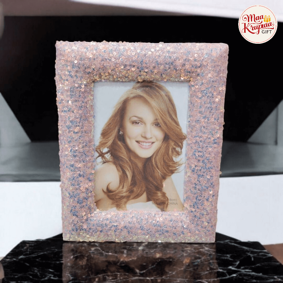 GLITTER PINK PREMIUM PHOTO FRAME 546
