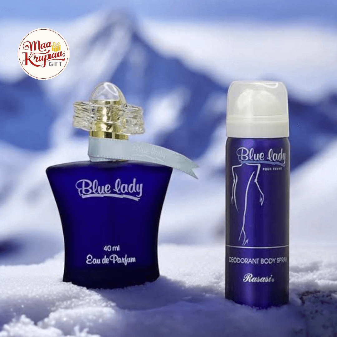 BLUE LADY PERFUME + BODY SPREY IN ONE BY RASASI 1356