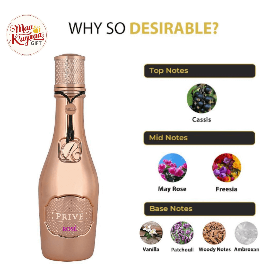 PRIVE ROSE EAU DE PERFUME BY RIFFS 1344