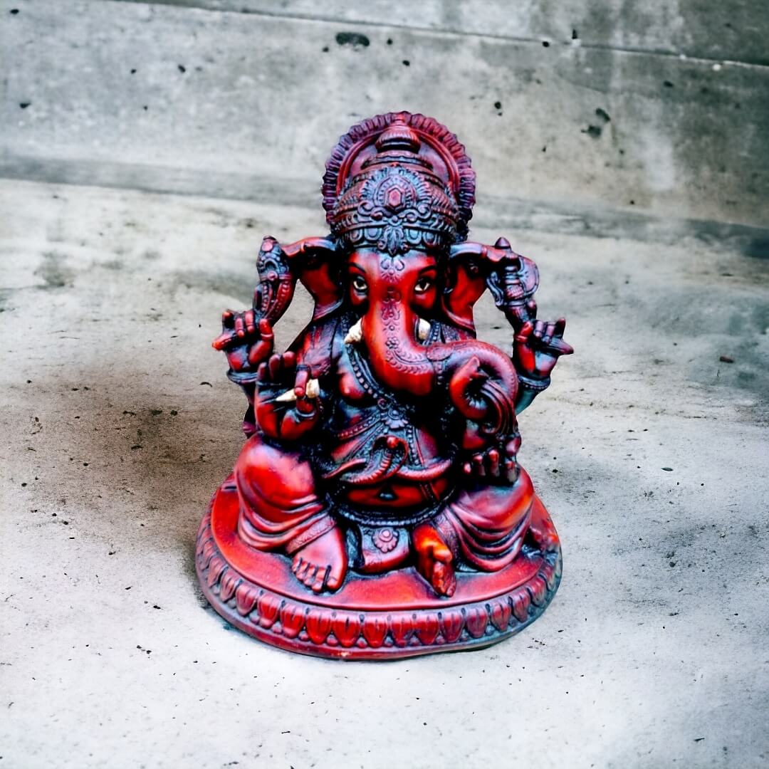 Shree Ganesh ji brown colour idol 862