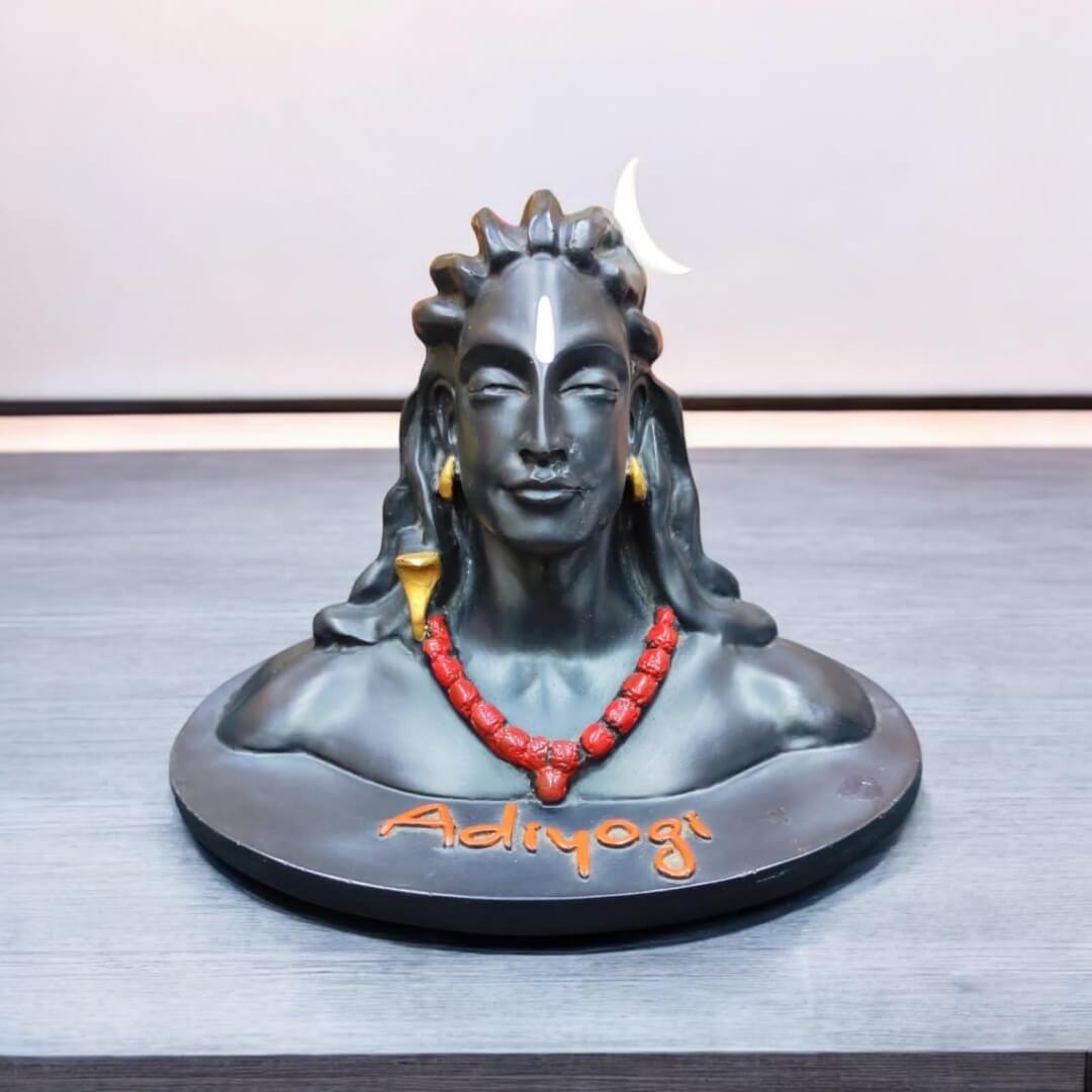 BLACK COLOUR HIGH FINISHED WASHEBAL ADIYOGI JI IDOL A0004