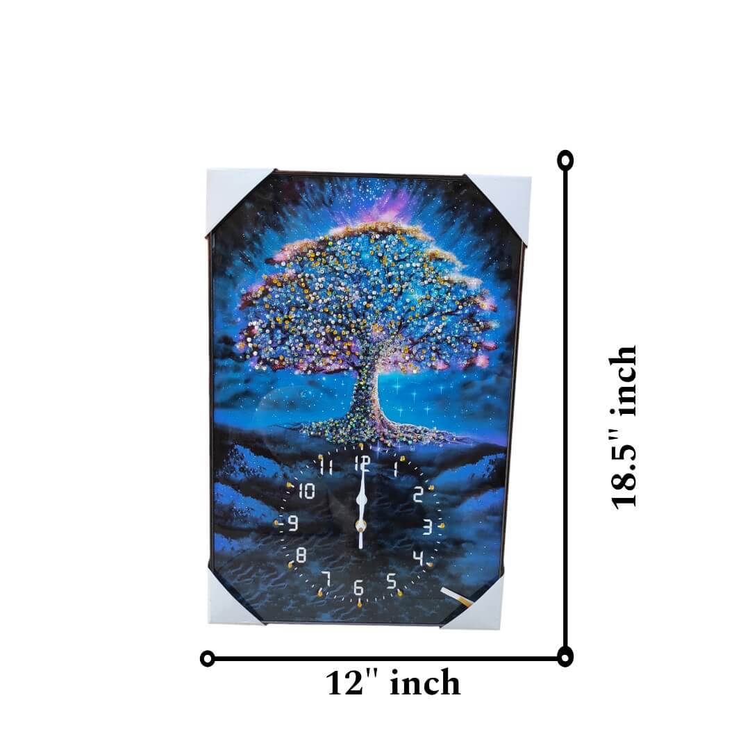 SQUARE SHAPE BUBBLE SHADED WALL CLOCK808