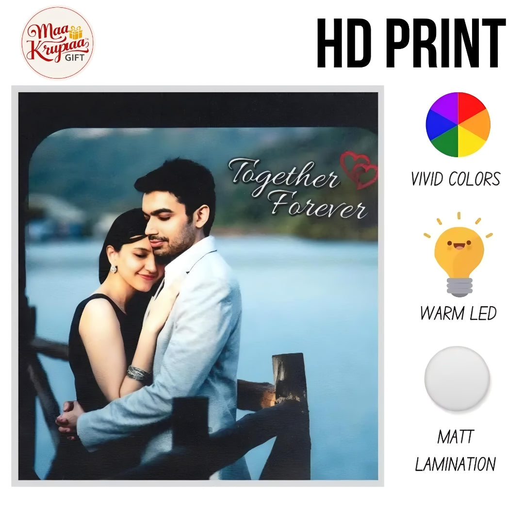 Personalized Big Rotating Photo Lamp