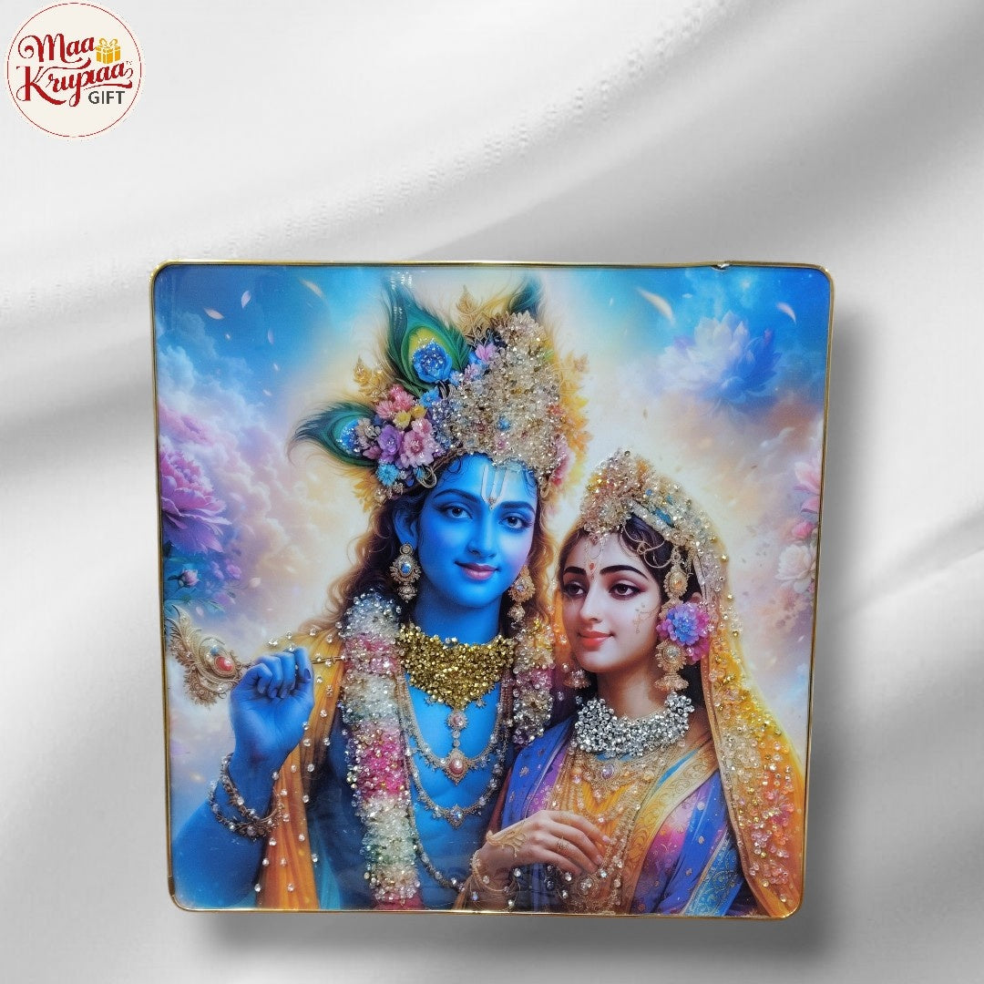 Radha Krishna Photo Frame W311