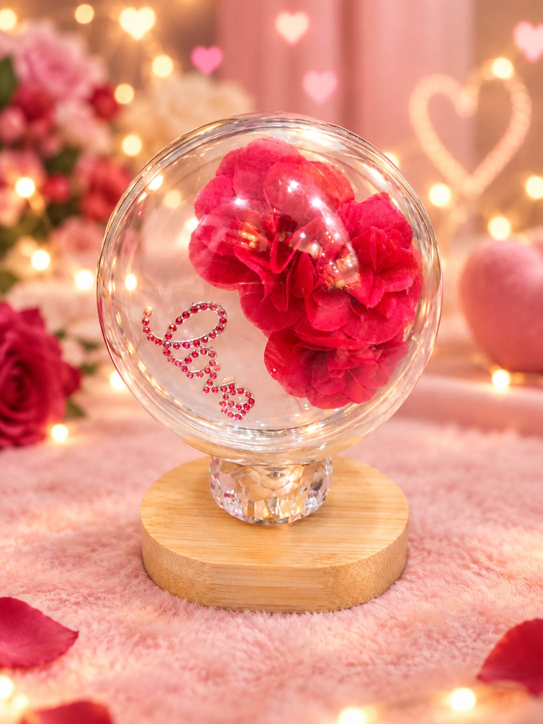 LOVE RED COLOUR LIGHT SHOWPIECE LS32