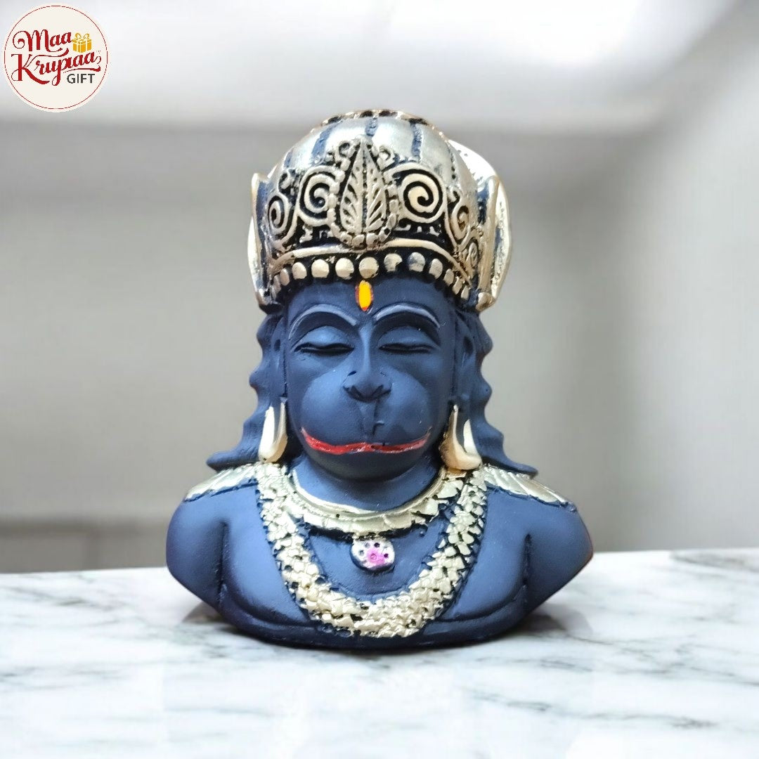 Meditating Lord Hanuman Polyresin Idol W279