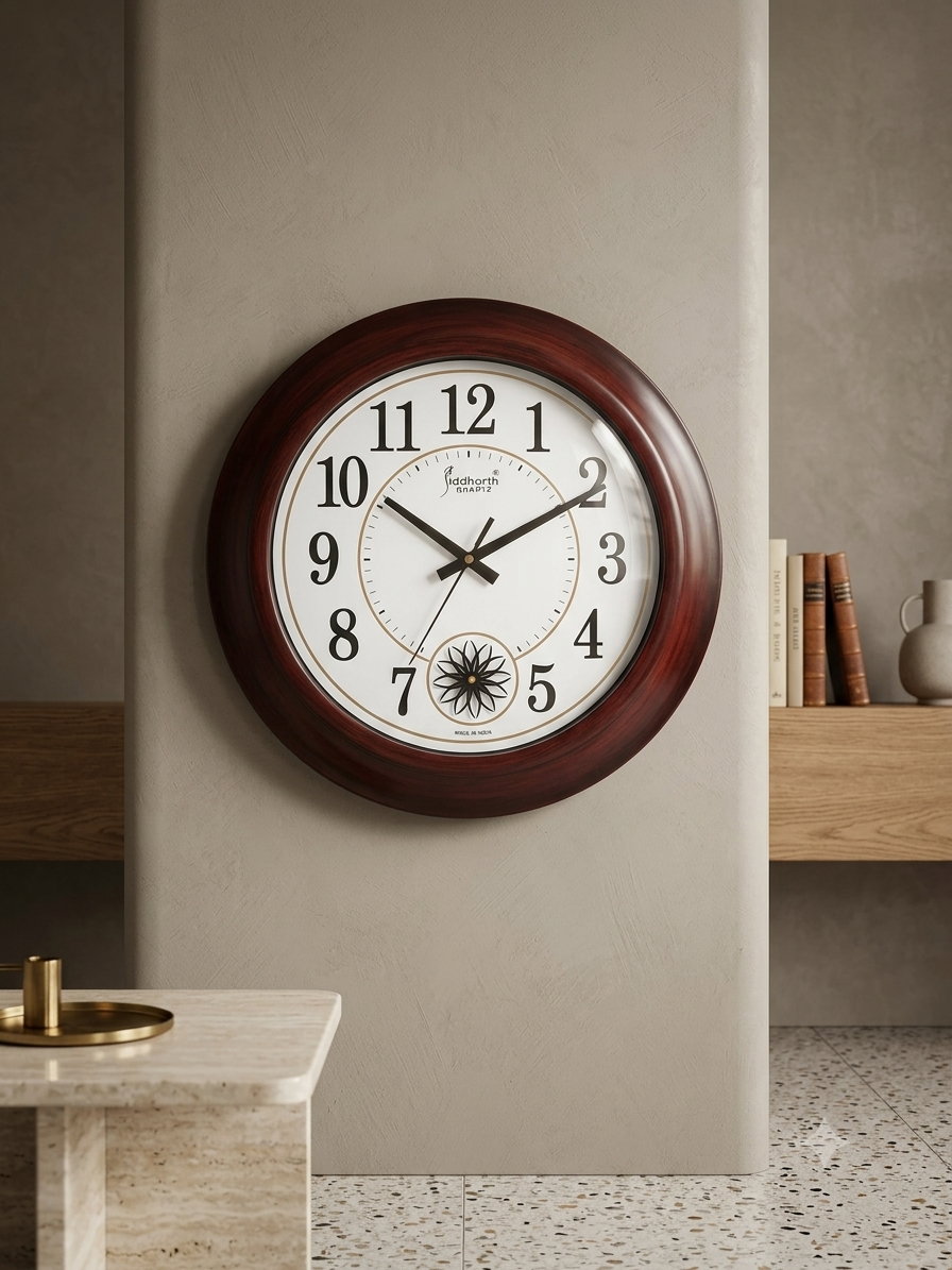 SIDDHARTH QUARTZ ELEGANT WALL CLOCK WC05