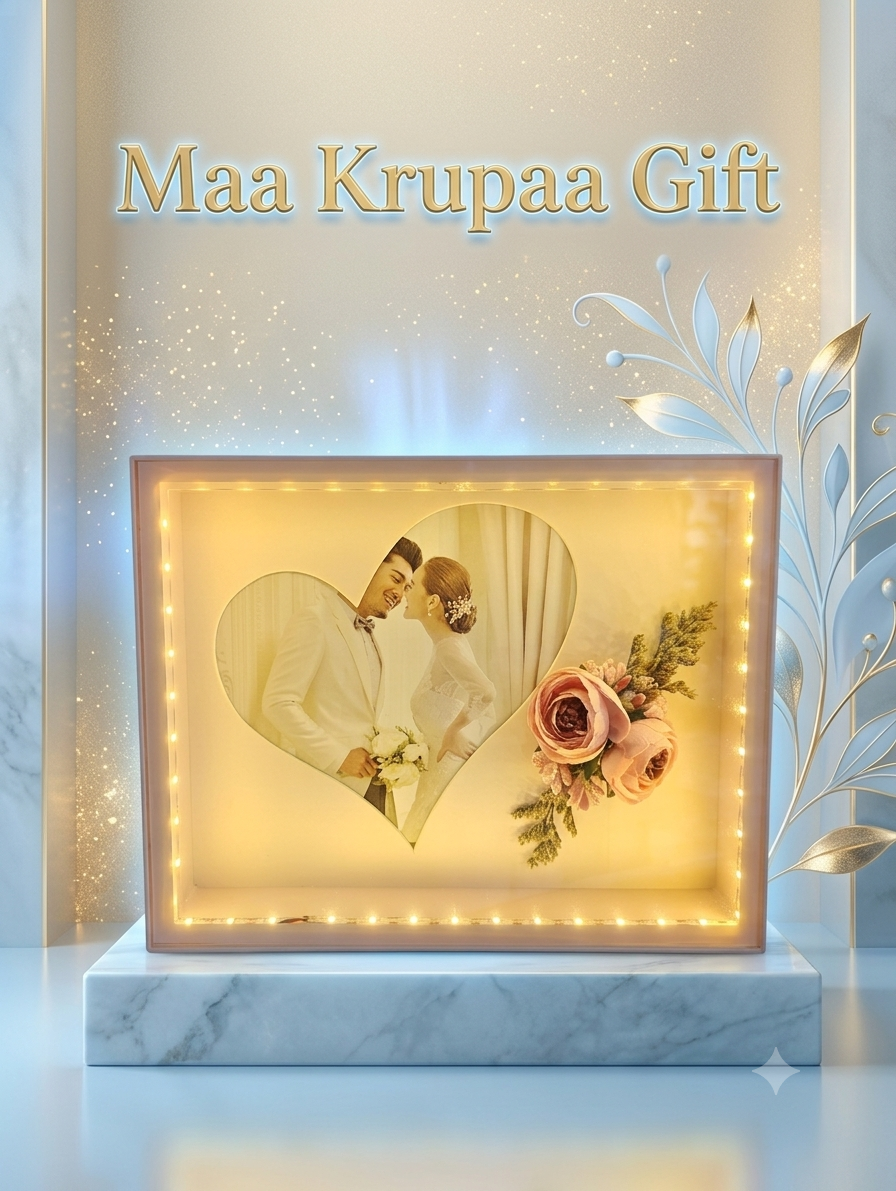 PINK COLOUR PHOTO FRAME WITH ROSE LF13