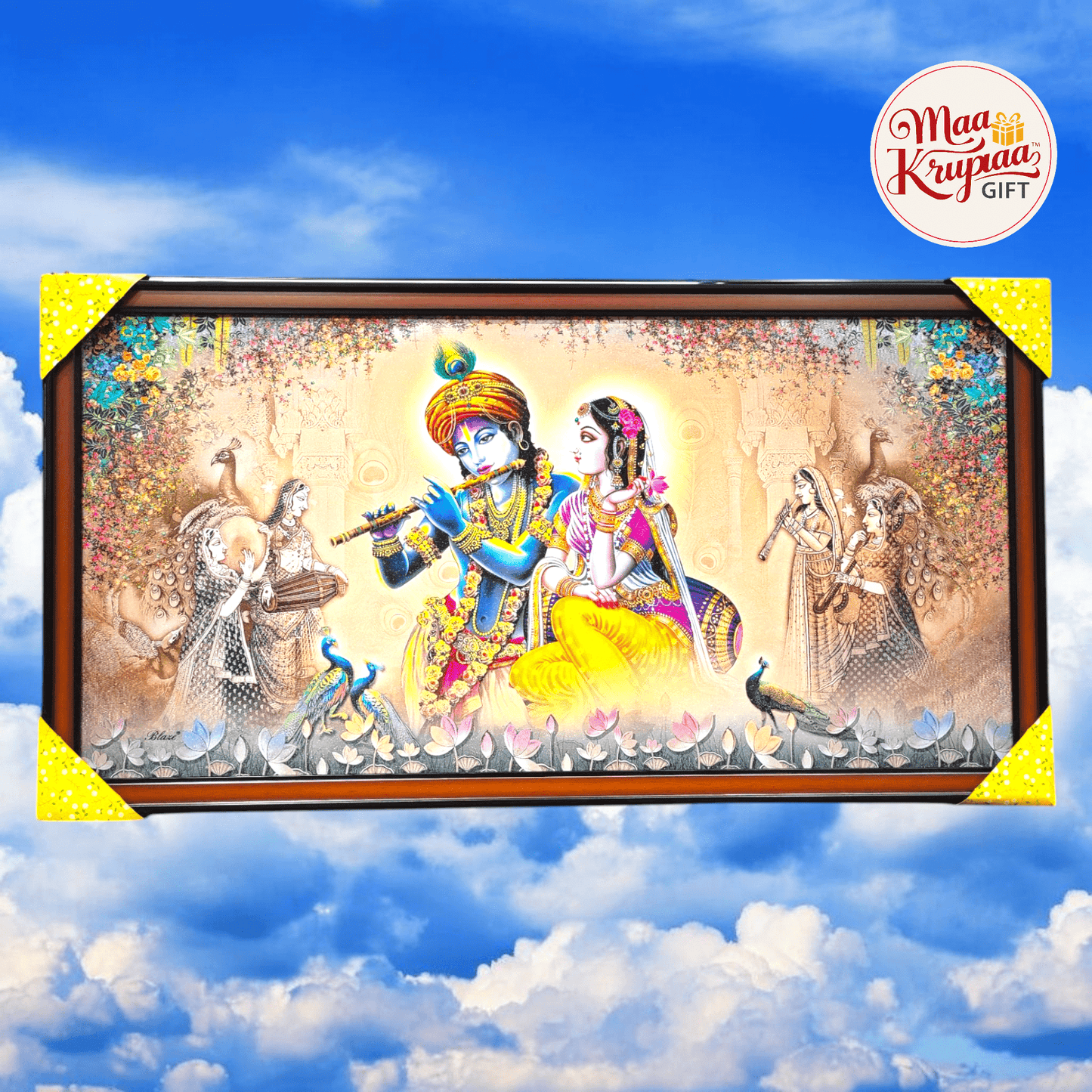RADHA KRISHNA WALL FRAME 1370 W1