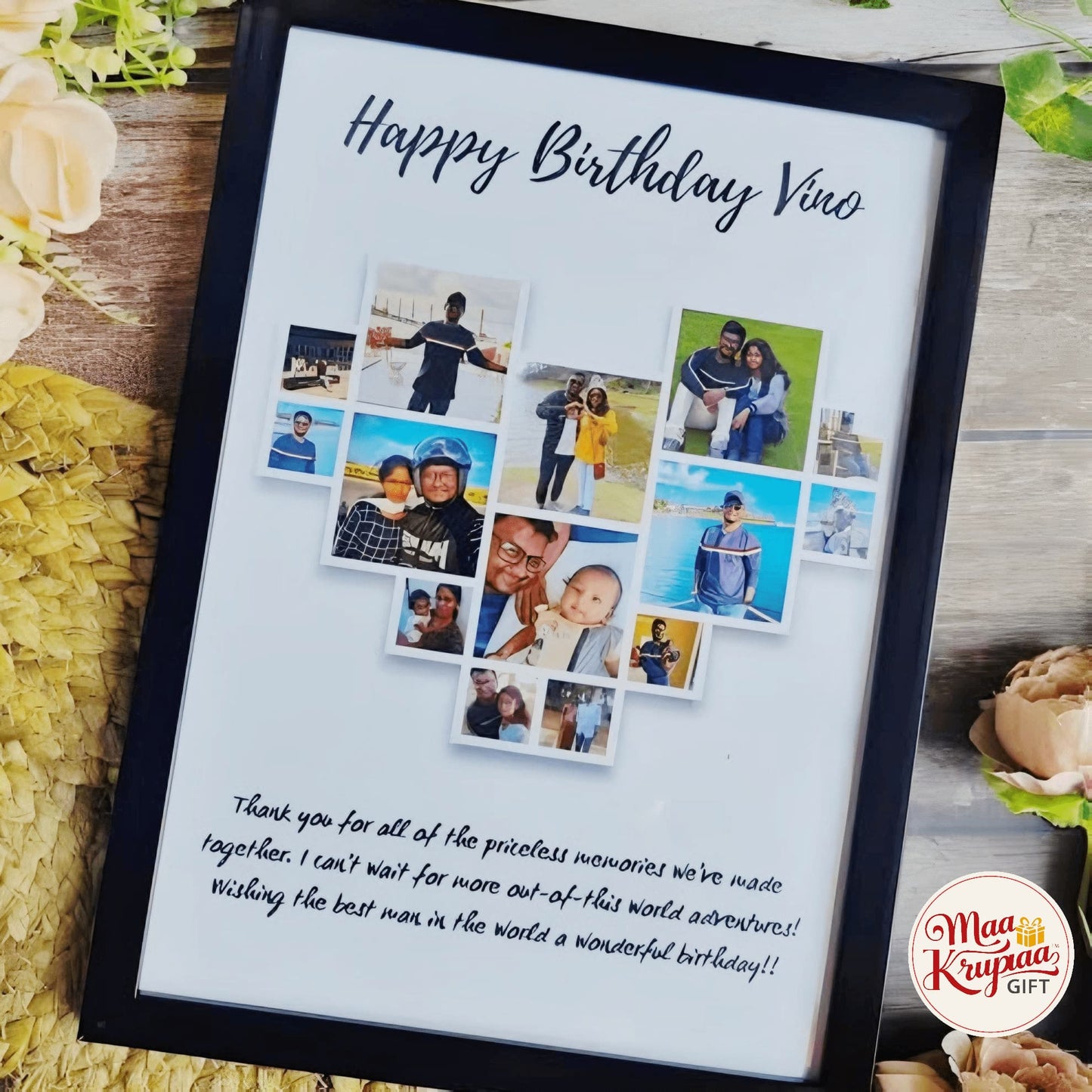 HAPPY BIRTHDAY PHOTO COLLAGE FRAME P11