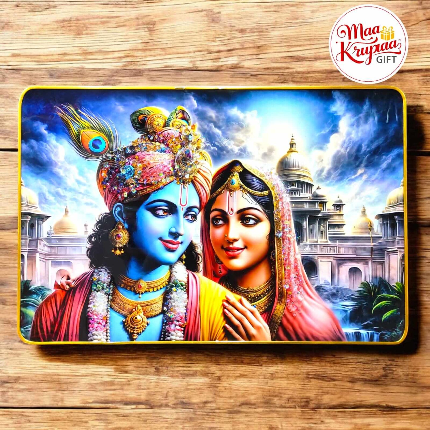 LORD KRISHNA AND RADHA PRIMUME HOME DECOR WALL FRAME 811