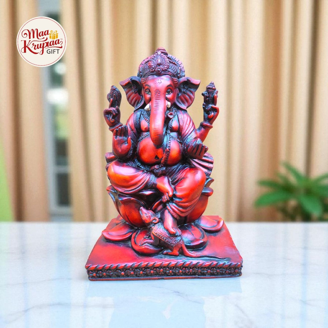 Shree Ganesh ji brown colour idol 908