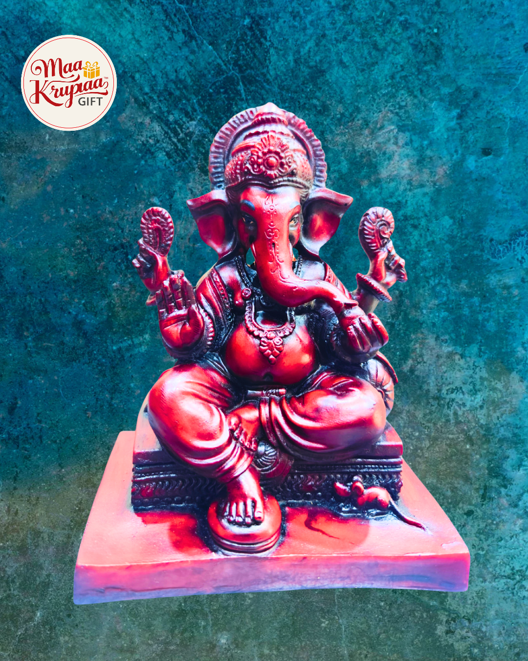 Brown Edition Primium Finishing Ganesh ji Showpiece Mk7006
