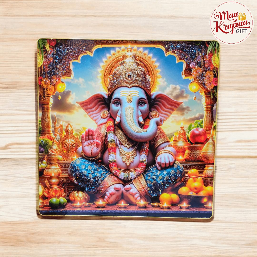 GANESHA JI BIG SIZE PREMIUM HOME DECOR WALL FRAME 816