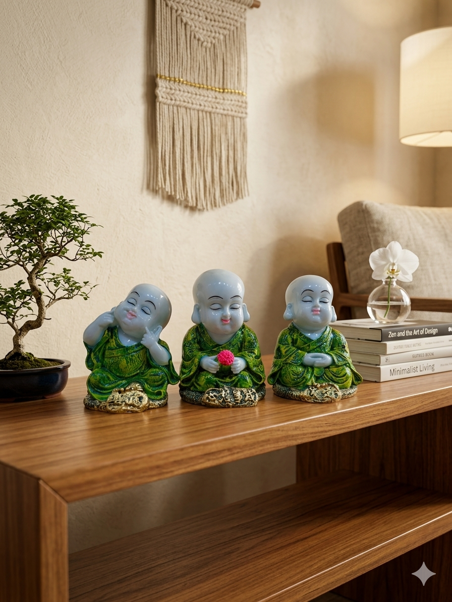 LUCKY MONKS FIGURINES GC