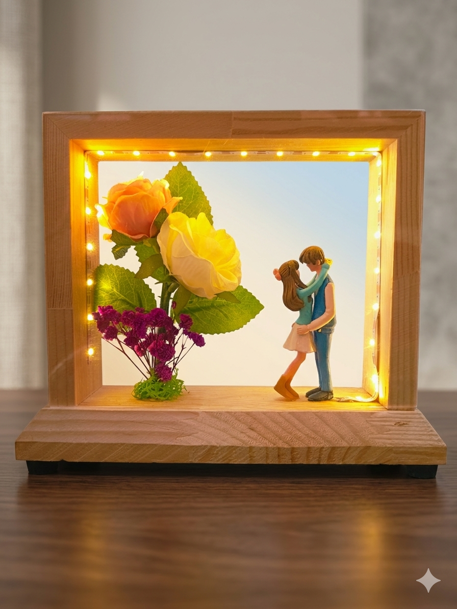 Love Story Glow Frame Showpiece ( LS32 )