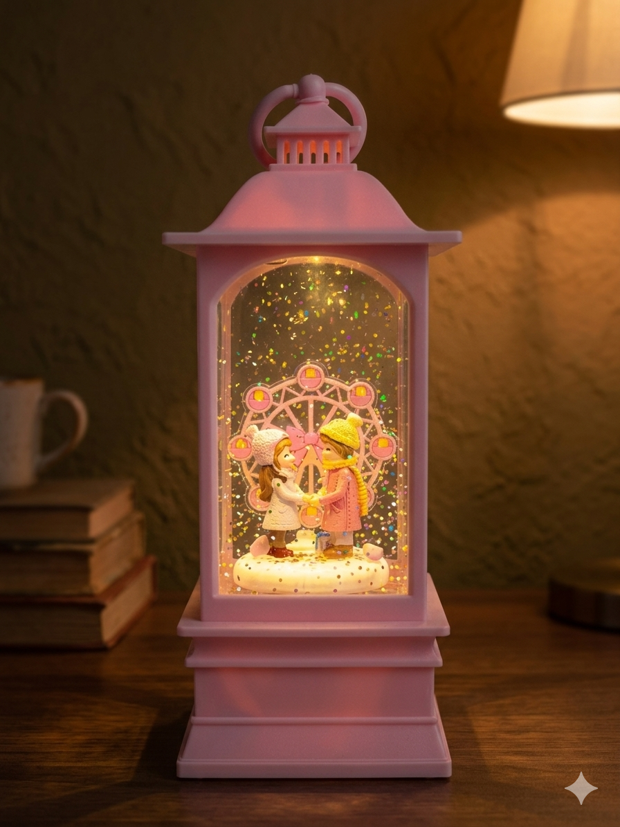 Glitter Lantern Love Showpiece Big Size ( LS11 )