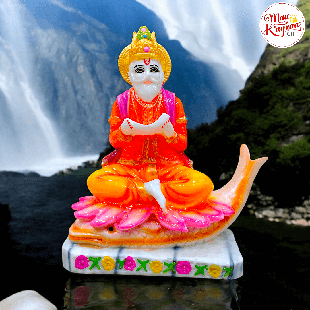 HIGHLY FINISHED MULTICOLOUR WASHABLE JHULELAL IDOL 1033