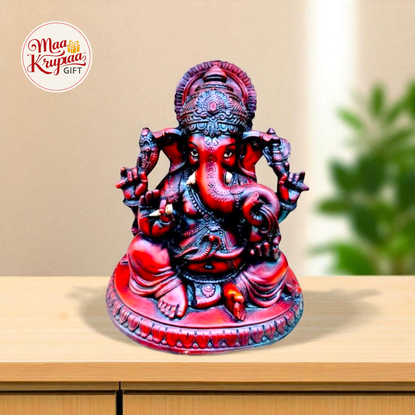 Shree Ganesh ji brown colour idol 862