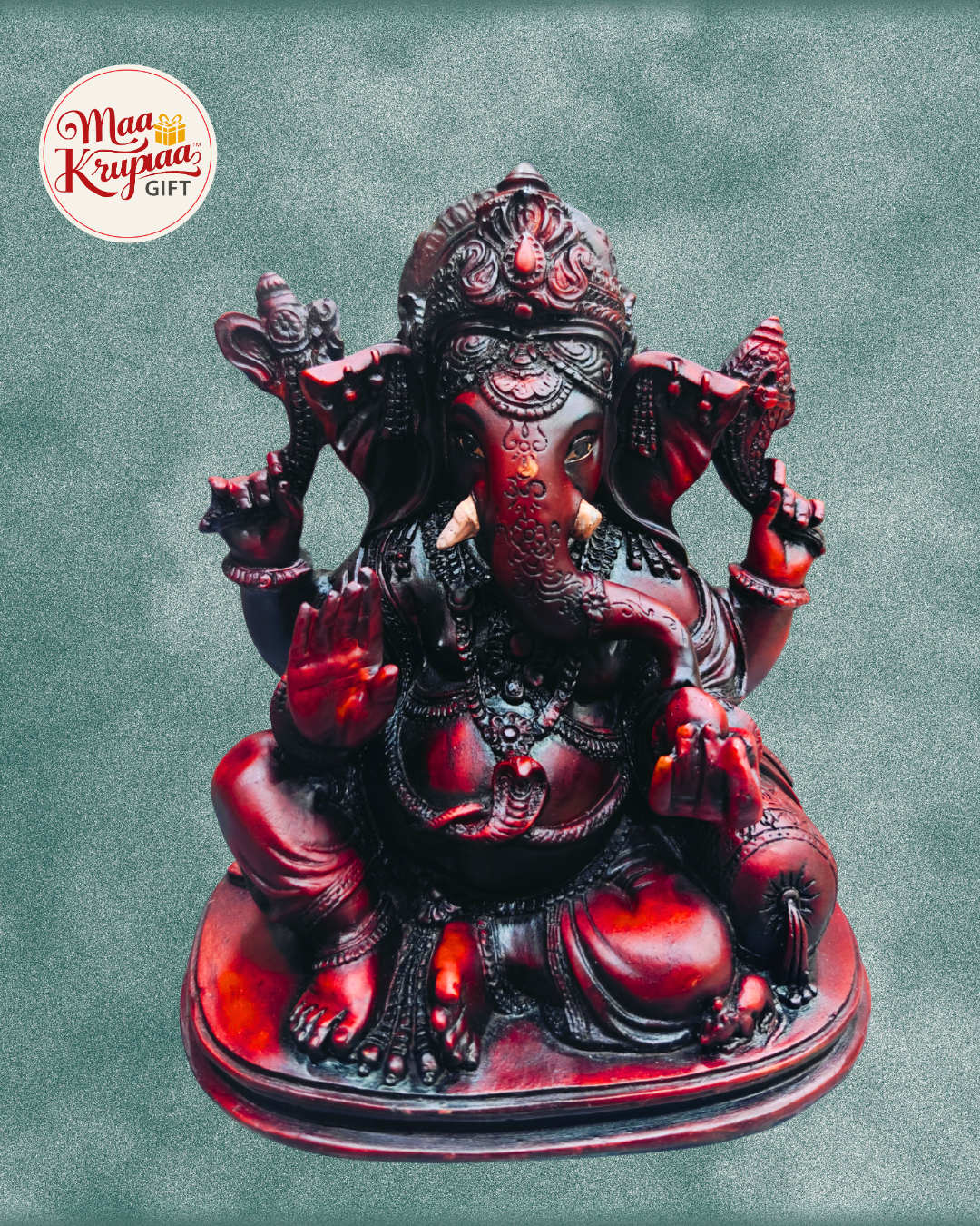 Brown Editing Ganesh ji showpiece Mk716