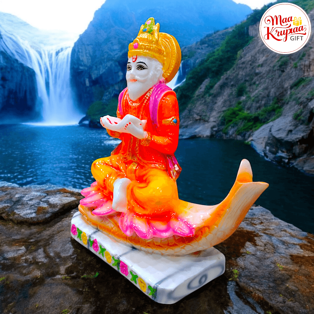 HIGHLY FINISHED MULTICOLOUR WASHABLE JHULELAL IDOL 1033