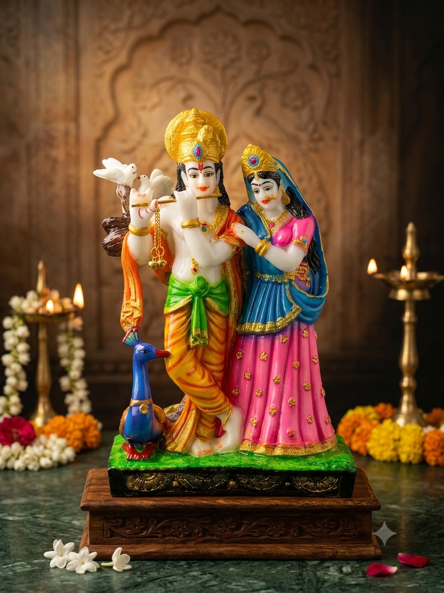 RADHA KRISHN DIVINE IDOL RK025