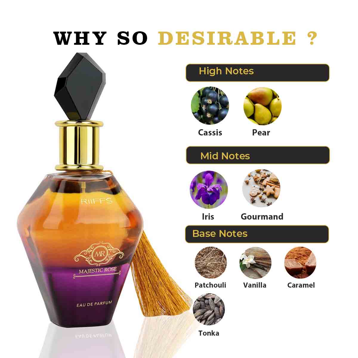 MAJESTIC ROSE ( 100ML ) Perfume By RiiFFS