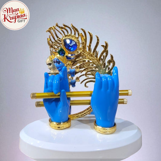 Krishna Ji Hand With Flute Gold Plated W186