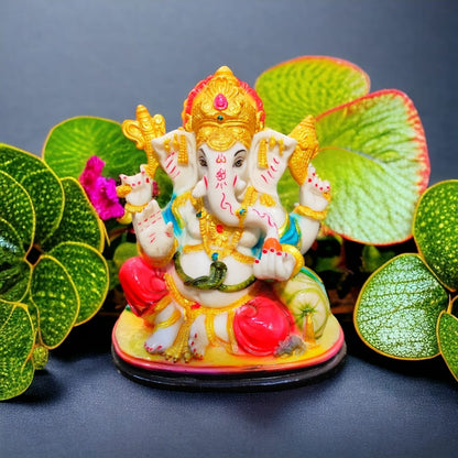 GANESH JI IDOL IN MULTICOLOUR 00894