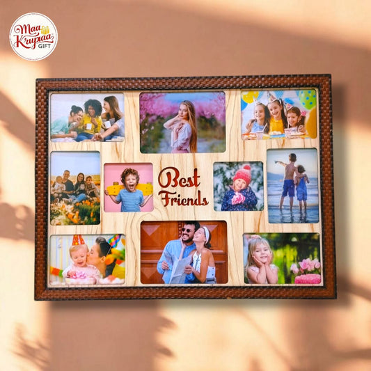 BEST FRIEND WRITTEN 10 PHOTOS WODERN PHOTO FRAME 1293