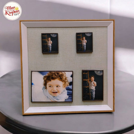 MEGNETIC WODERN PHOTO FRAME SET OF 4 PIS 1271