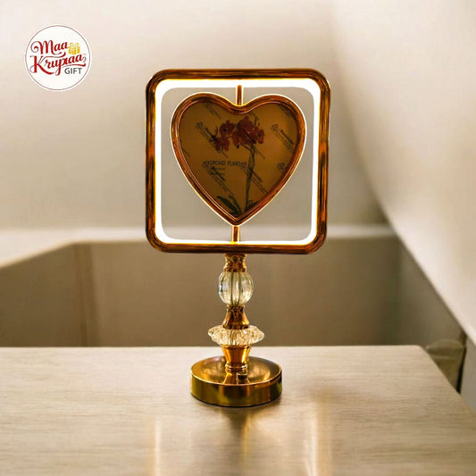 UNIQUE SHAPED GOLDEN COLOUR HEART SHAPE  PHOTO FRAME 1300