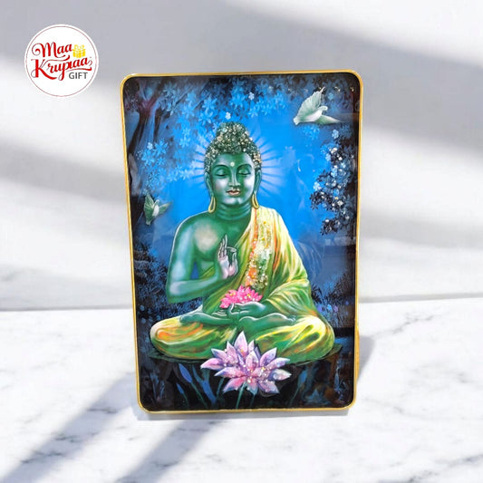 MEDITATING BUDDHA SPIRITUAL WALL FRAME 811