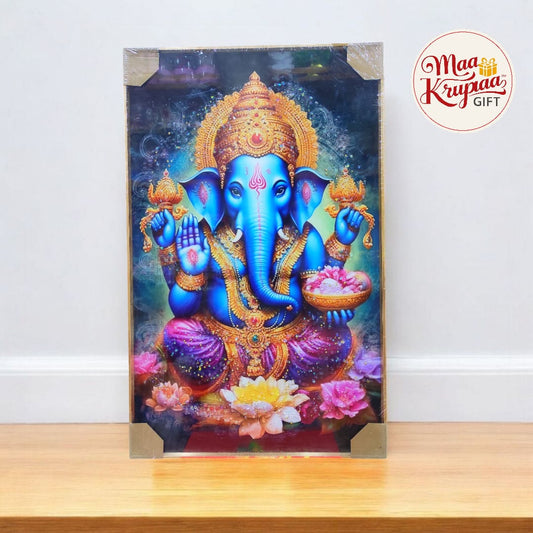 BIG SIZE DIVINE GANESH JI WALL FRAME 532