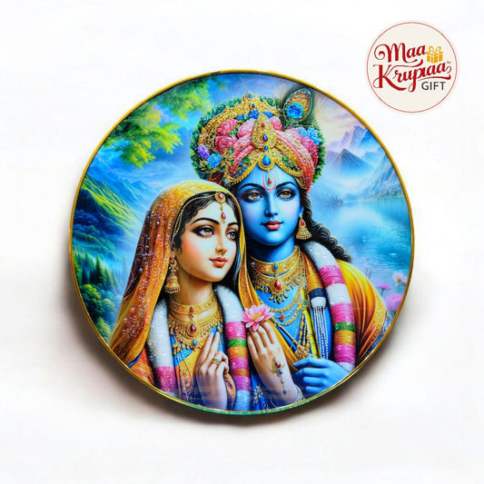 DIVINE RADHA KRISHNA JI WALL DECOR FRAME 0001 RK2