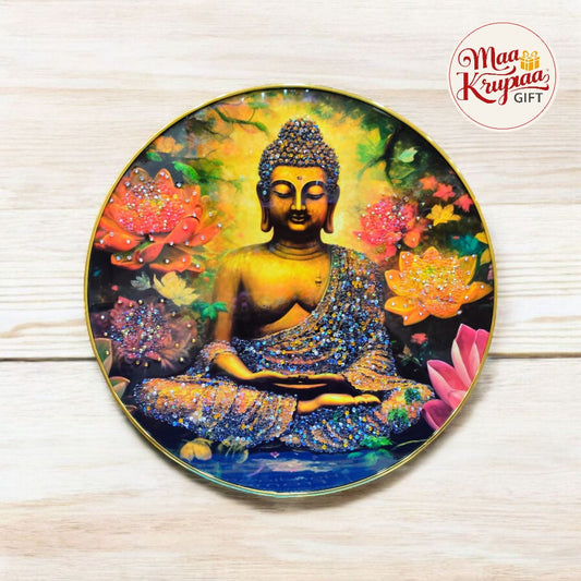 UNIQUE LORD BUDDHA MEDITATING WALL DECOR FRAME 0001 B1