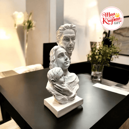 PREMIUM FAMILY FACE SHOWPIEC WHITE COLOUR 1310