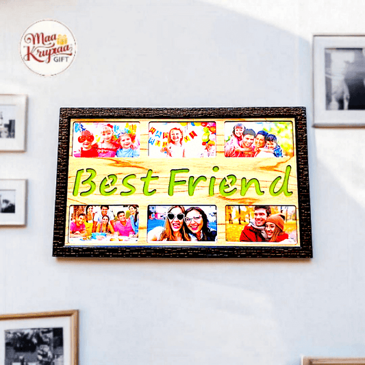BEST FRIEND WRITTEN 6 PHOTOS WODERN PHOTO FRAME 1284
