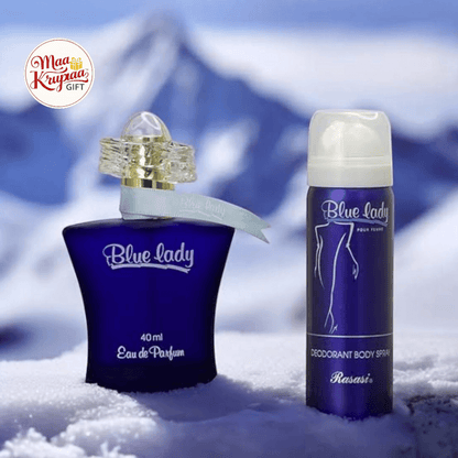 BLUE LADY PERFUME + BODY SPREY IN ONE BY RASASI 1356