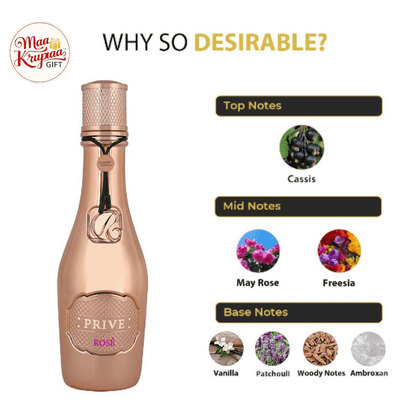 PRIVE ROSE EAU DE PERFUME BY RIFFS 1344
