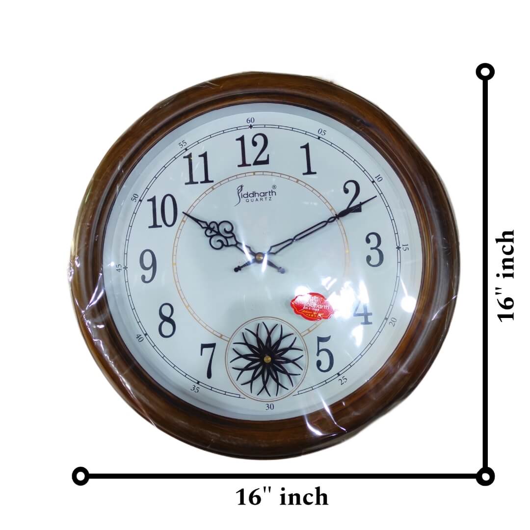 SIDDHARTH QUARTZ WALL CLOCK 956