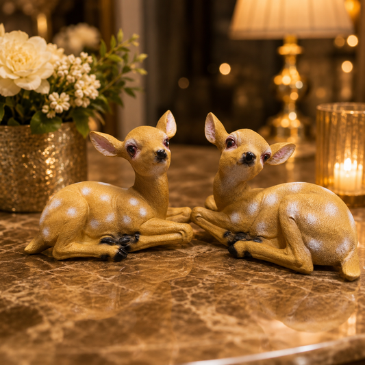 2 PECS SET OF DEERS SHOWPICE MKH12