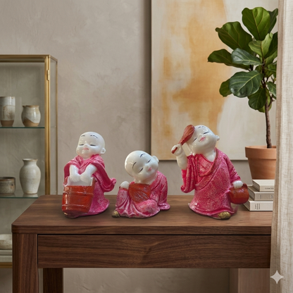 THE LITTLE LAMAS ( PINK.C ) 3 PCS Set