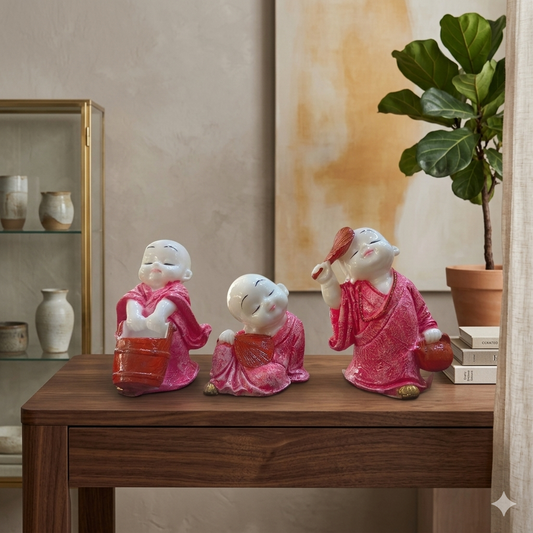 THE LITTLE LAMAS ( PINK.C ) 3 PCS Set