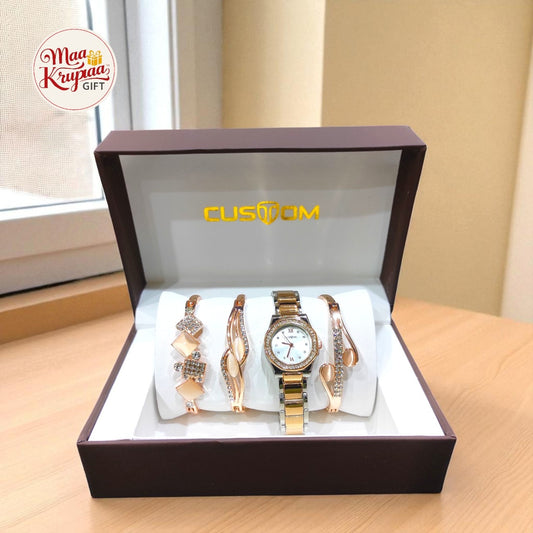 CUSTOM WATCH & BRACELET GIFT SET W43