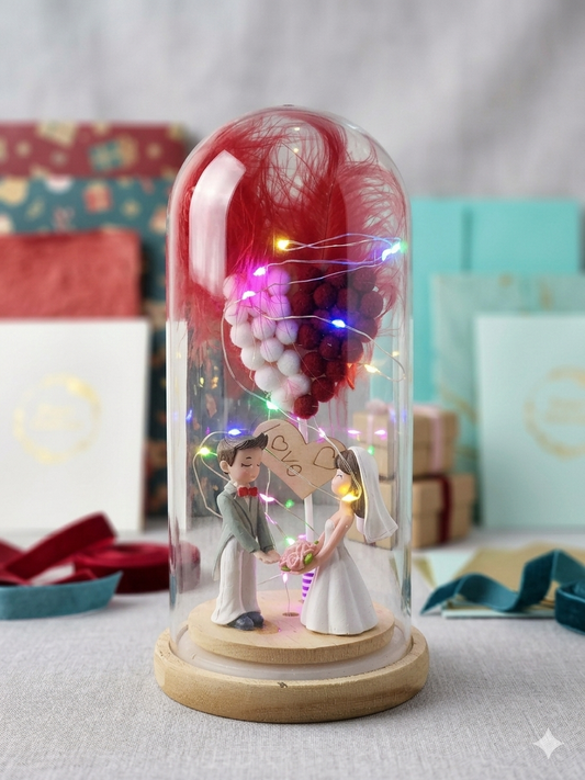 Soft Glow Dreamy Duo Love Showpiece ( LS70 )